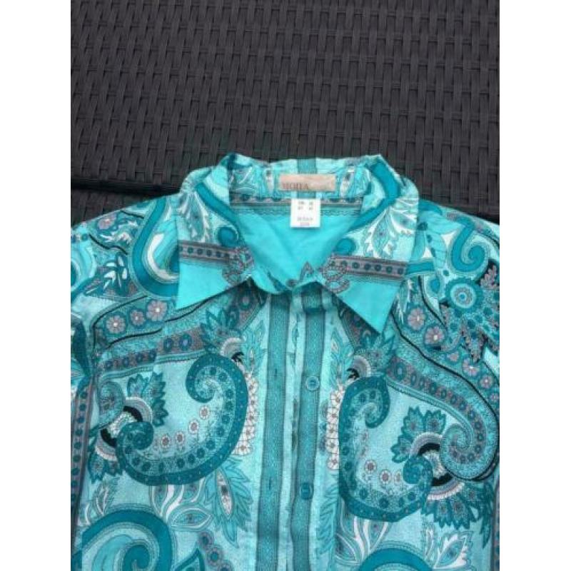Mona blouse van katoen, maat 40-42, van oksel tot oksel - 53