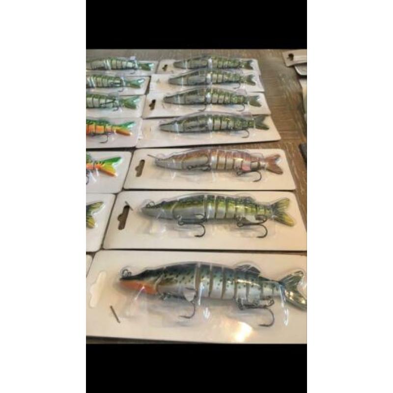Crankbeet 6 secties en meer super vangend kunstaas snoek