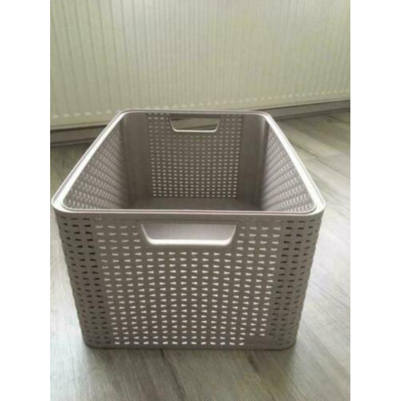 Curver style mand, taupe maat L, wasmand