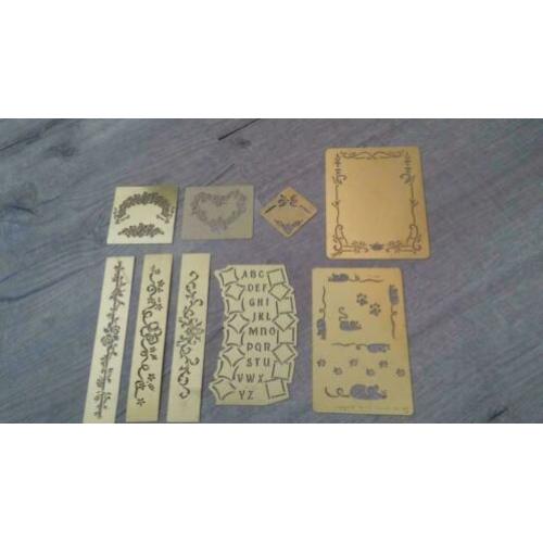 Embossing Mallen pennen en Lichtbakje