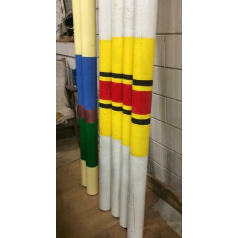 Hindernismateriaal, springbalken en staanders