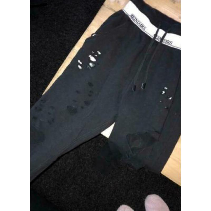 Reinders jogging gaten pants maat XS zwart