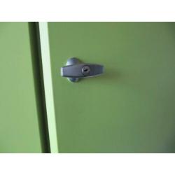 Retro jaren 60 Gispen (archief) kast met legplanken