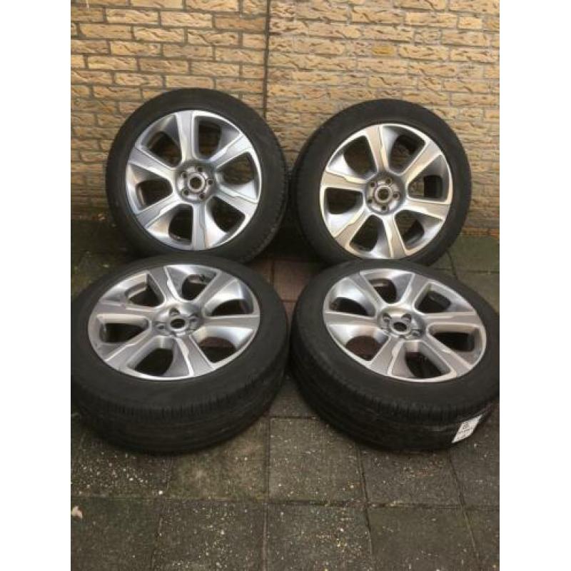 21” originele range rover velgen + all season banden 5x120