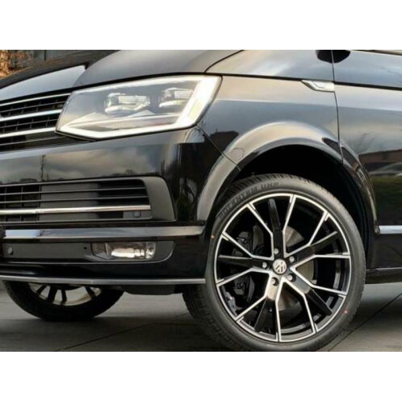 Volkswagen Transporter 2.0TDI 204PK DSG-7 LANG DC ZWART LED/