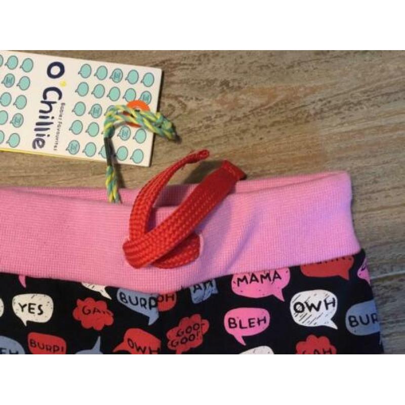 Nieuw setje O’Chillie longsleeve en broekje roze print, 68