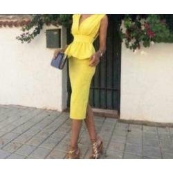Peplum jurk