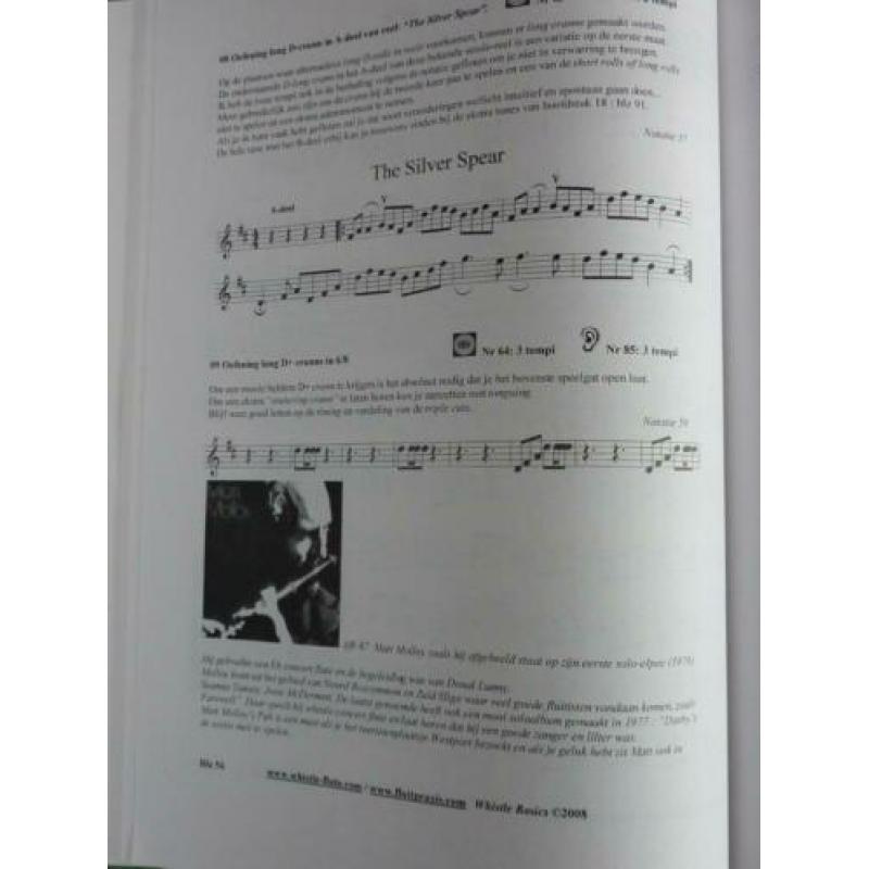 Leerboek Whistle Basics Ierse fluit Jules Bitter
