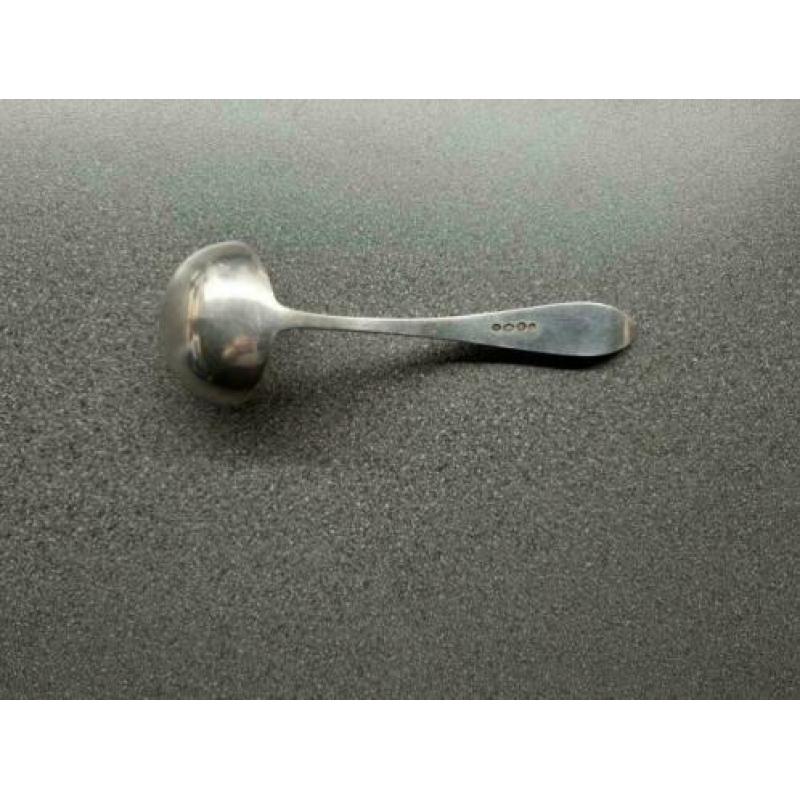 zilver Jus lepel - 17 cm / weegt 49 gram - 2e geh. 835