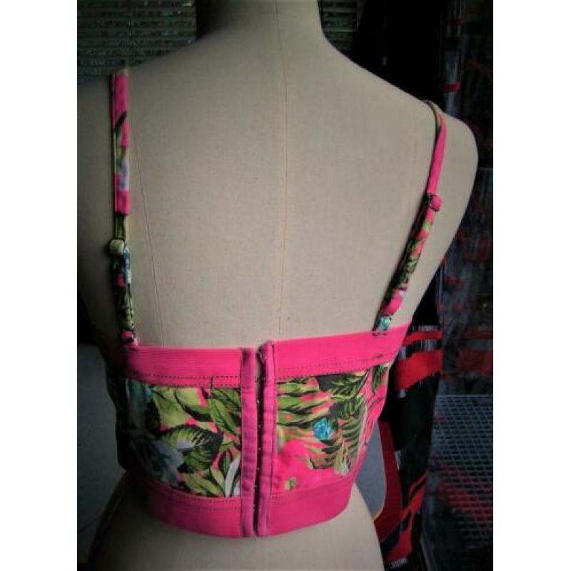 Madonna 50s vintage retro pin-up top bustier blouse mt M-L