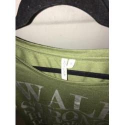 Jacky Luxury T-shirt dames groen maat S