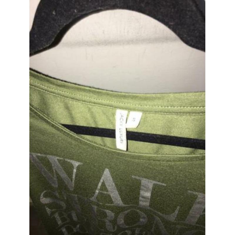 Jacky Luxury T-shirt dames groen maat S