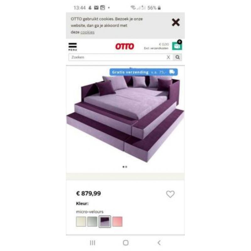 1 of 2 persoon bed.120×200