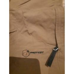 Protest skijack skibroek fleece maat small 36 groen