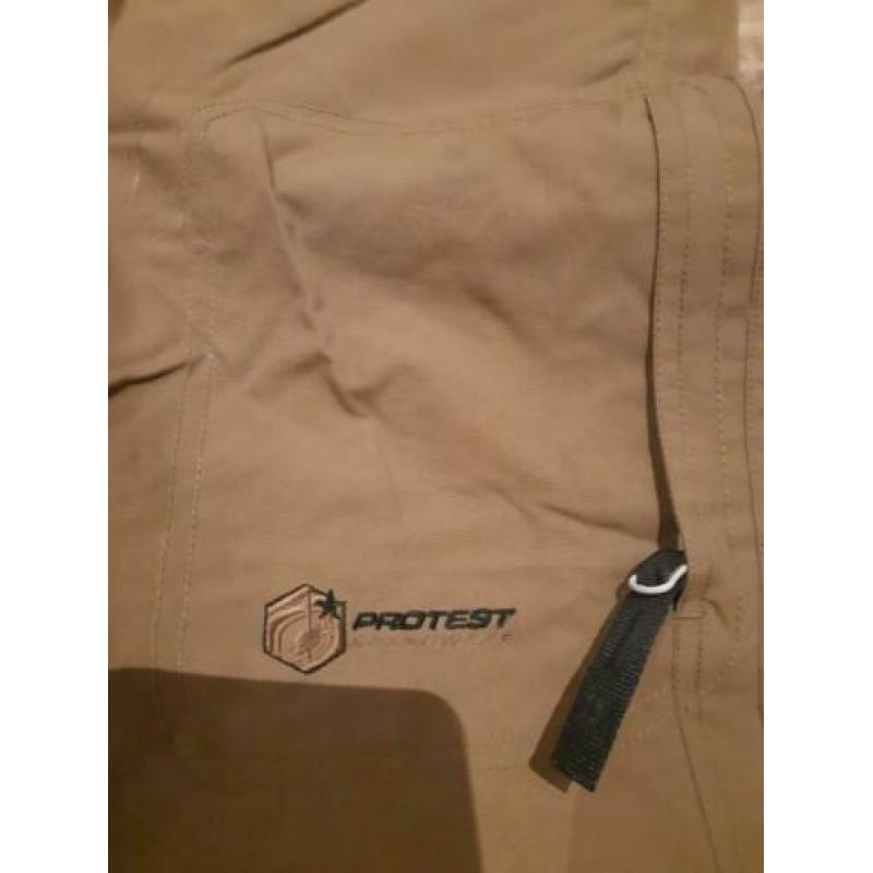 Protest skijack skibroek fleece maat small 36 groen