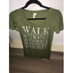 Jacky Luxury T-shirt dames groen maat S