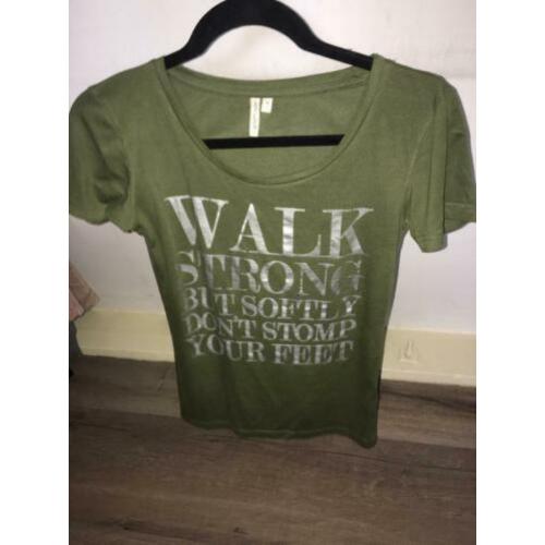 Jacky Luxury T-shirt dames groen maat S