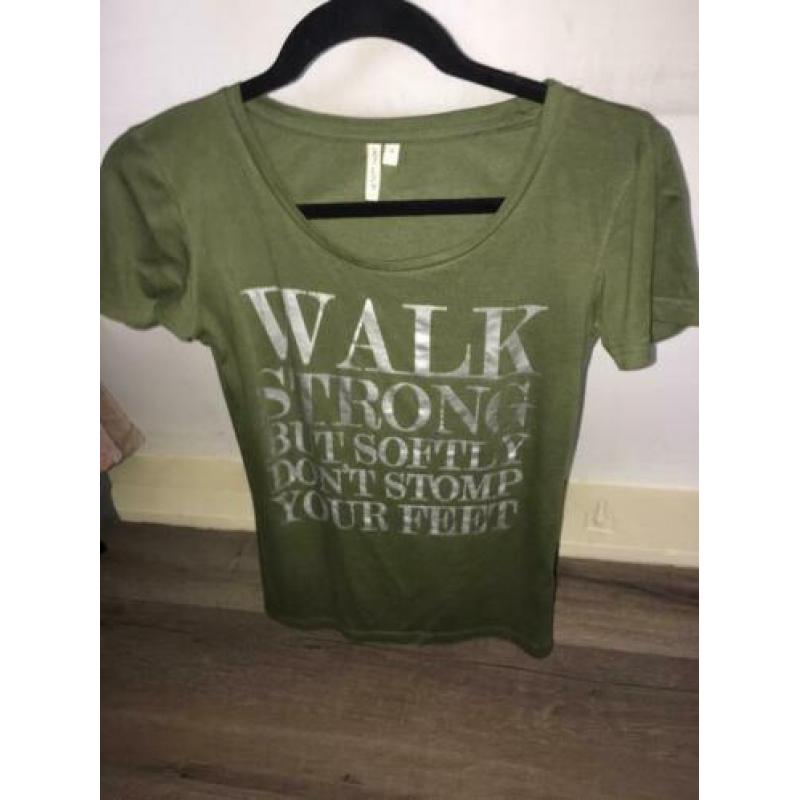 Jacky Luxury T-shirt dames groen maat S