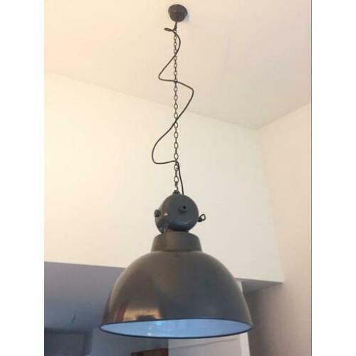 HK living factory lamp L antraciet/grijs