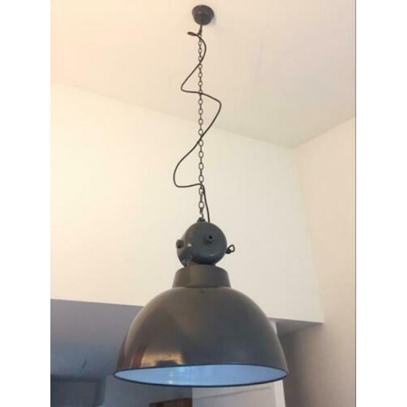 HK living factory lamp L antraciet/grijs