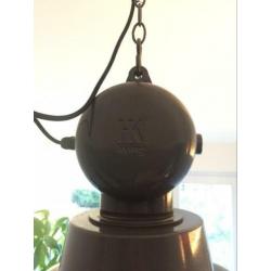HK living factory lamp L antraciet/grijs
