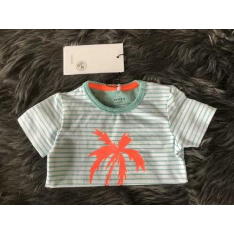NIEUW!! Shirtje van “Name it” (palmboom) !! Maat 56 !!