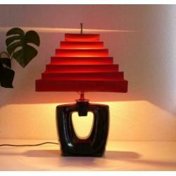 Venetian Blind Lamp Shade. midcentury vintage Keramiek