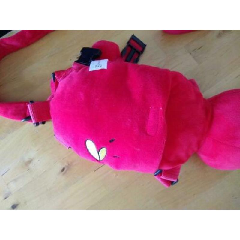 Rugzak Elmo, veiligheids-/met lijn (Tweeling)