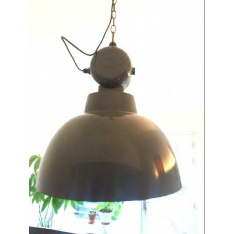 HK living factory lamp L antraciet/grijs