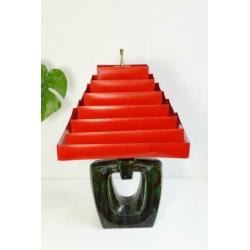 Venetian Blind Lamp Shade. midcentury vintage Keramiek