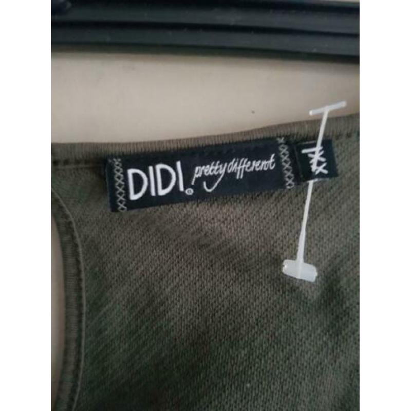 NIEUWE DIDI mos groene tuniek jurk mt XXL valt 46-48!