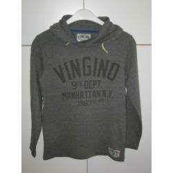 Super toffe donker grijze VINGINO trui Joaquim maat 12/152.