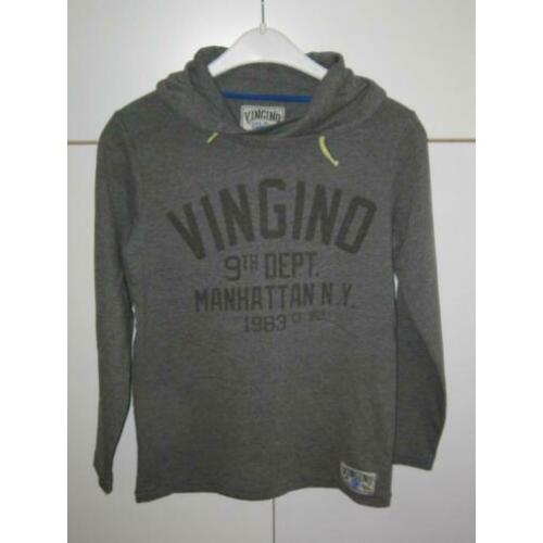 Super toffe donker grijze VINGINO trui Joaquim maat 12/152.