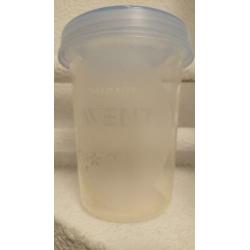 Philips avent bewaarpotjes 4 stuks moedermelk babyvoeding