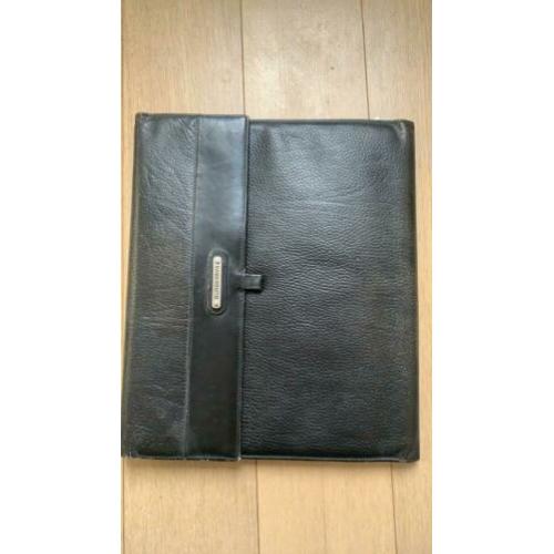 Burberry leren dossiermap