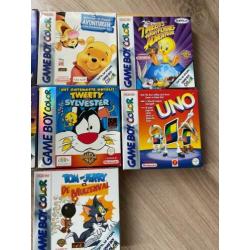 7 gameboy Color games, boxed en goede conditie!