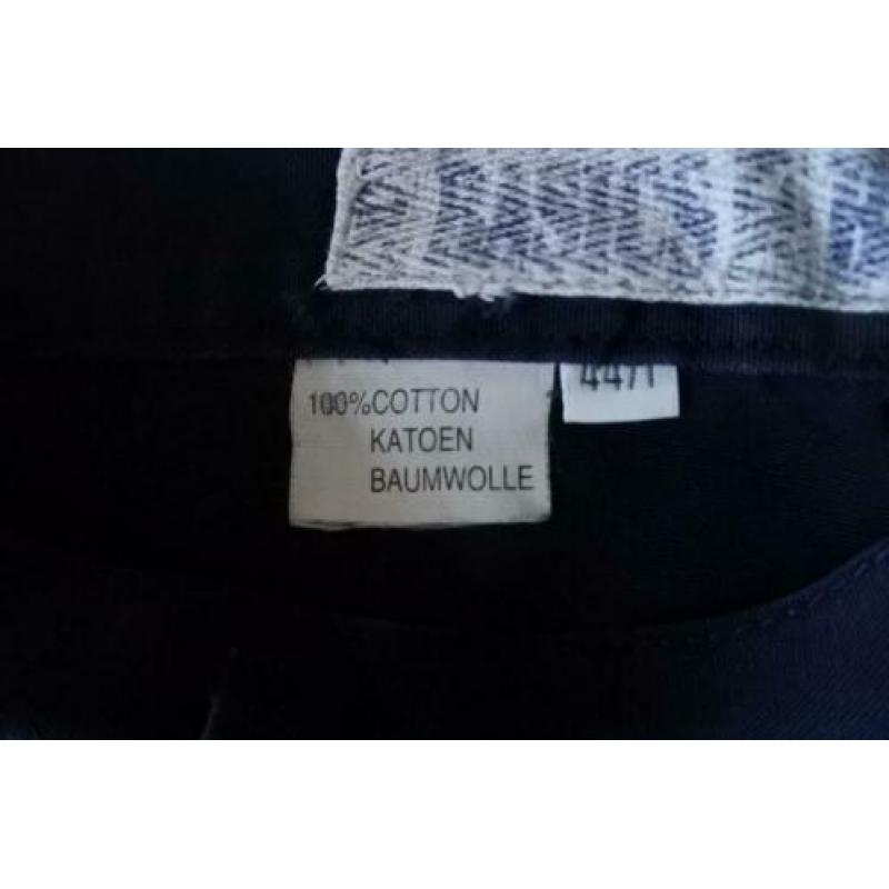didi casuals broek 44 donker blauw, hoge taille