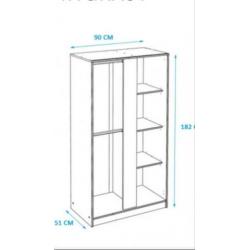 Complete kinderkamer jongen/meisje (bed+kledingkast+bureau)