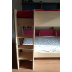 Hoogslaper stapelbed 2p matras 90x200