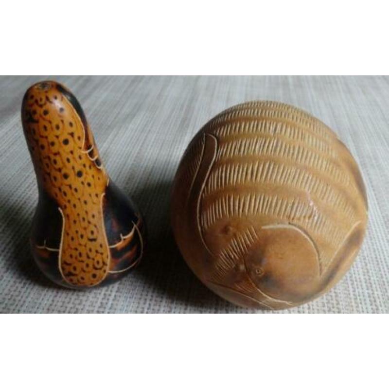 KUNST * DIVERSE KALEBAS FIGUREN * Peru *