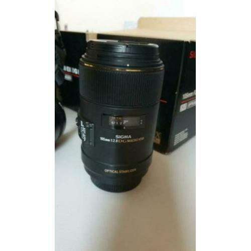 Sigma voor Sony 105 mm F2.8 EX DG Macro OS objectief voor A