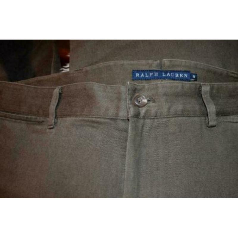 Ralph Lauren broek olijfgroen maat 8 = 40 in nieuwstaat