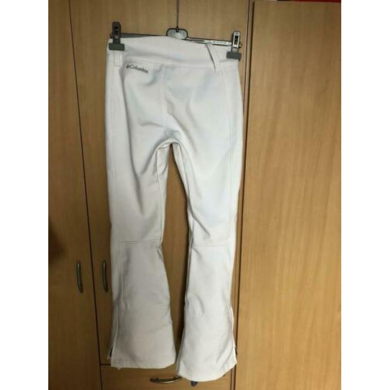 Witte Columbia softshell ski broek maat 34/36 (4).
