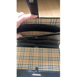 Burberry leren dossiermap