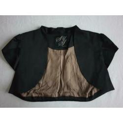 Steps bolero jasje/blazer/vestje, zwart, mt 42, zgan