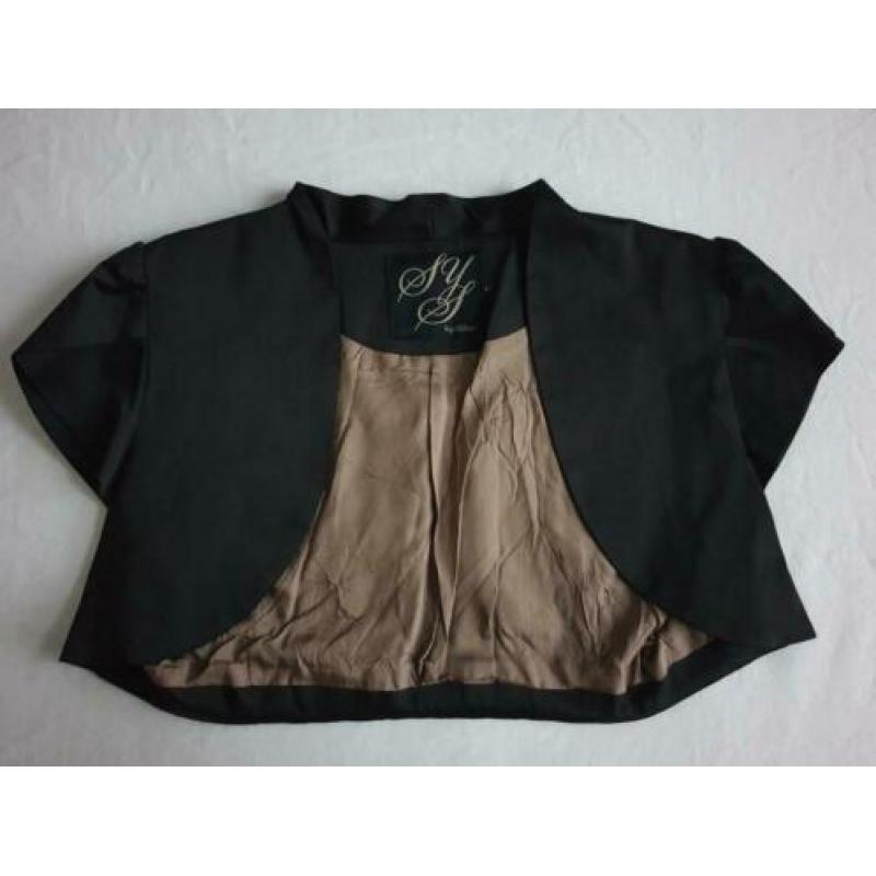 Steps bolero jasje/blazer/vestje, zwart, mt 42, zgan