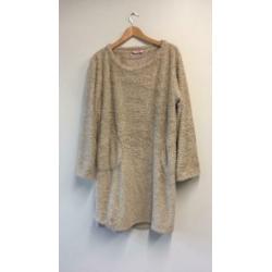 Heerlijk warme huistrui beige maat XL Hunkemöller
