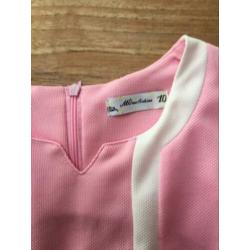 Roze / wit jurkje