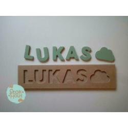 Origineel houten naambord voor kinderkamer | Stokhout 74