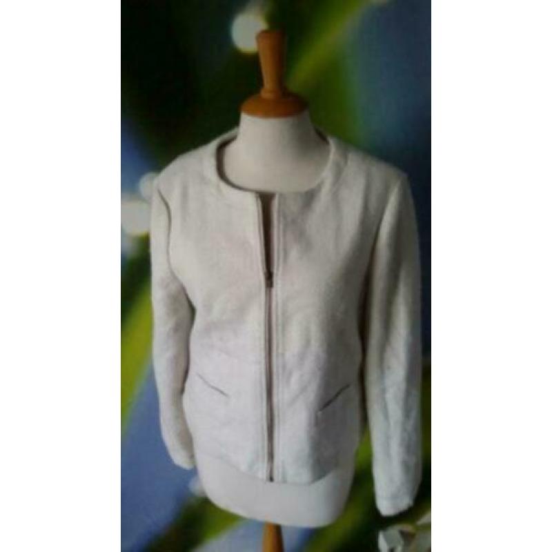 F1 district norrebro witte bomberjack blazer M duur merk